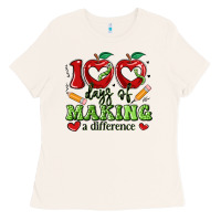 Bone 100 days of making a difference Ladies Tee - Artiststas