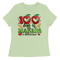 Matcha 100 days of making a difference Ladies Tee - Artiststas