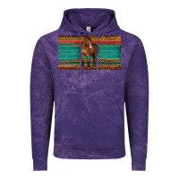 Cloud Purple western horse serape tooled leather leopard  sippy cup Vintage Hoodie - BarkalooDesign