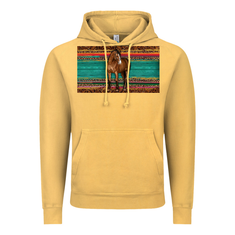 Western Horse Serape Tooled Leather Leopard  Sippy Cup Vintage Hoodie by BarkalooDesign | Teevron