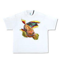 White Killifish Urban Heavy Tee - LillyAllenDesigns