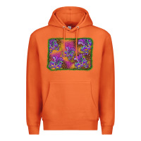 Carrot mardi gras mask background Premium Hoodie - BarkalooDesign