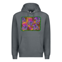 Rock mardi gras mask background Premium Hoodie - BarkalooDesign