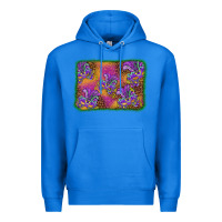 True Royal mardi gras mask background Premium Hoodie - BarkalooDesign