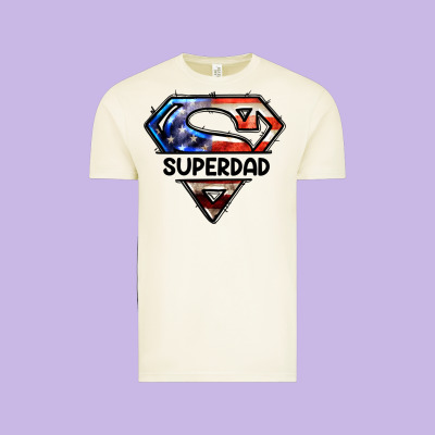 American Superdad Vintage Tee Designed By Lillyallendesigns