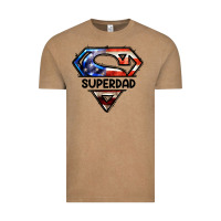 Vintage Coffee American Superdad Vintage Tee - LillyAllenDesigns