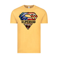 Vintage Mustard American Superdad Vintage Tee - LillyAllenDesigns