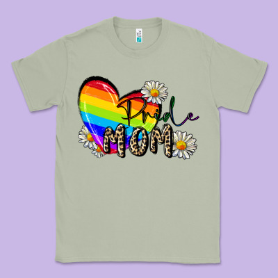 Pride Mom Classic Tee Designed By Fadigitalartstudio