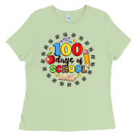 Matcha 100 days of school Ladies Tee - Artiststas