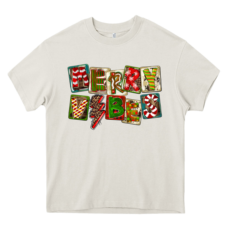 Merry Vibes Heavy Core Tee by FaDigitalArtStudio | Teevron