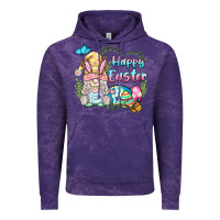 Cloud Purple happy easter bunny gnome Vintage Hoodie - BarkalooDesign
