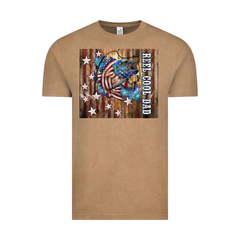 Western Reel Cool Dad American Vintage Tee by LillyAllenDesigns | Teevron