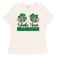 Bone shake your shamrocks Ladies Tee - CowhideDigitalArt