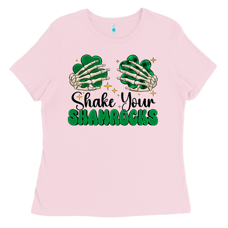 Shake Your Shamrocks Ladies Tee by CowhideDigitalArt | Teevron