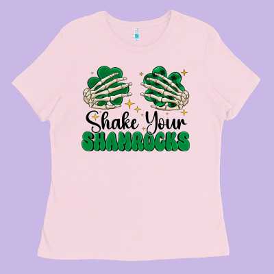 Shake Your Shamrocks Ladies Tee Designed By Cowhidedigitalart