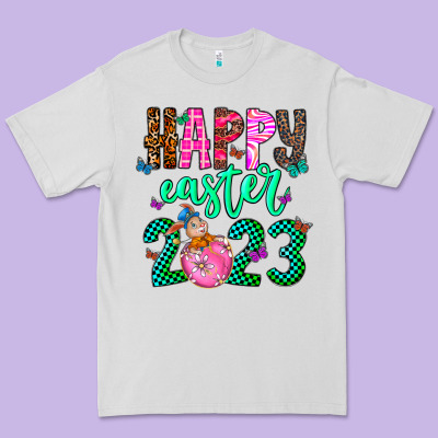 Happy Easter Premium Tee Designed By Cowhidedigitalart