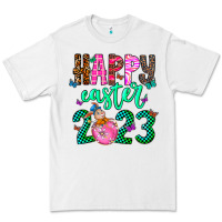 White Happy Easter Premium Tee - CowhideDigitalArt