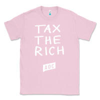 Bubblegum Pink aoc tax the rich Classic Tee - baoMotion
