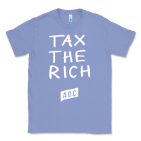 Colony Blue aoc tax the rich Classic Tee - baoMotion