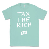 Seafoam aoc tax the rich Classic Tee - baoMotion