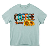 Arona coffee please western doodle letters Heavy Core Tee - FaDigitalArtStudio