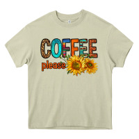 Mossy coffee please western doodle letters Heavy Core Tee - FaDigitalArtStudio