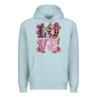 Blue Mist walentine's day love gemstones Premium Hoodie - BarkalooDesign