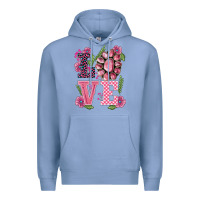 Colony Blue walentine's day love gemstones Premium Hoodie - BarkalooDesign