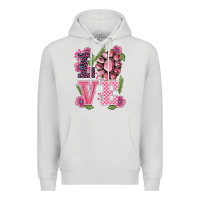 Dove Grey walentine's day love gemstones Premium Hoodie - BarkalooDesign