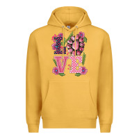 Mustard walentine's day love gemstones Premium Hoodie - BarkalooDesign