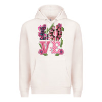 Pale Pink walentine's day love gemstones Premium Hoodie - BarkalooDesign