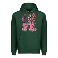 Sports Green walentine's day love gemstones Premium Hoodie - BarkalooDesign