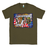 Army Green 1776 4th of july background Classic Tee - BarkalooDesign