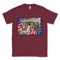 Burgundy 1776 4th of july background Classic Tee - BarkalooDesign