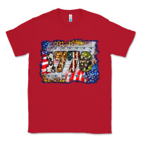 Red 1776 4th of july background Classic Tee - BarkalooDesign