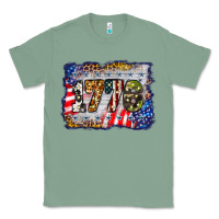 Sage 1776 4th of july background Classic Tee - BarkalooDesign