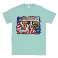 Seafoam 1776 4th of july background Classic Tee - BarkalooDesign