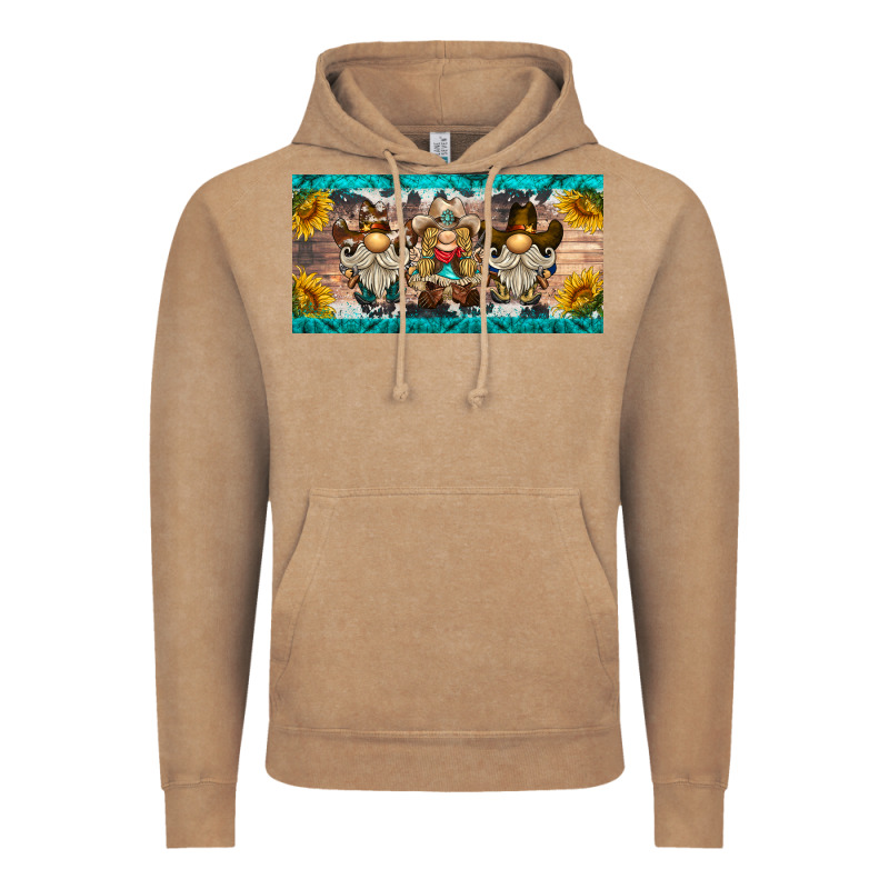 Western Gnome License Plate Vintage Hoodie by BarkalooDesign | Teevron