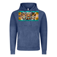 Vintage Denim western gnome license plate Vintage Hoodie - BarkalooDesign