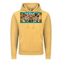 Vintage Mustard western gnome license plate Vintage Hoodie - BarkalooDesign