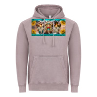 Vintage Zinc western gnome license plate Vintage Hoodie - BarkalooDesign