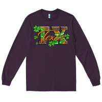 Plum st patricks day texas Long Sleeve Tee - Artiststas