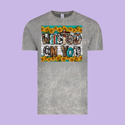 Western Wasted On You Vintage Tee Designed By Lillyallendesigns