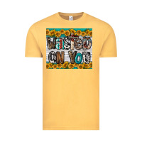 Vintage Mustard Western Wasted On You Vintage Tee - LillyAllenDesigns