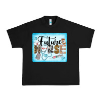 Black Western Future Nurse Urban Heavy Tee - LillyAllenDesigns