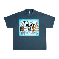 Midnight Navy Western Future Nurse Urban Heavy Tee - LillyAllenDesigns