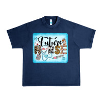Navy Western Future Nurse Urban Heavy Tee - LillyAllenDesigns
