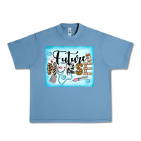 Pebble Blue Western Future Nurse Urban Heavy Tee - LillyAllenDesigns