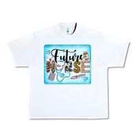 White Western Future Nurse Urban Heavy Tee - LillyAllenDesigns
