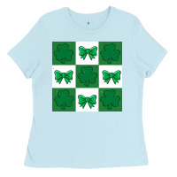 Baby Blue st patricks day  2 ös 4.19.29 Ladies Tee - CowhideDigitalArt